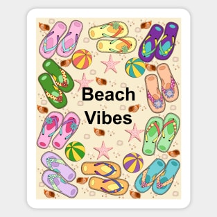 Beach Vibes - Flip Flops Sticker